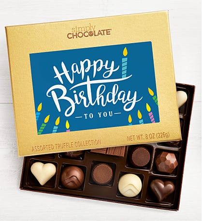 Happy Birthday to You 19pc Chocolate Box